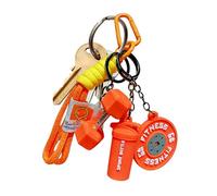 Wisylizv De Salle De Sport | De Gymnastique Petit D'haltère-accessoire De Charme De Sac À Dos D'haltères De Remise En Forme | Mini Pendentif D'haltérophilie Pour Clés, Sac À Ma