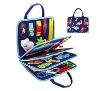 Wisylizv Educational Learning Sensory BusyBook - Kids Activities | Interactive Educational Sensory, Portable Preschool Learning Activities BusyBook for Preschool, Kids