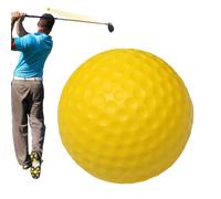 Wisylizv Foam Practice Golf Balls - Soft Indoor Training Ball Control | High Visibility Yellow Solid Foam Golf Balls | Durable & Safe Home Practice Range Ballfor Beginners And Pros