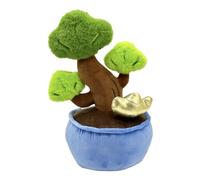 Wisylizv Jouet en Peluche en Forme d'arbre d'argent - Jolie de en Pot | Détendez-Vous et devenez Riche Pendant la Nuit Oreiller rempli | Adorable étagère de Bureau, décoration de Sommeil