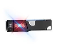 Wisylizv Lampe de travail LED rechargeable avec affichage numérique intelligent - Lampe de poche portable | Lampe torche compacte à charge rapide de type C avec lumière latérale puissante et clip pour