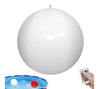 Wisylizv Light Up Beach Balls | 4 modes Remote Control Inflatable Glow Toys For Beach | Floating Pool Light Up Balls | For Summer Party Outdoor Lake Vacation Birthday Backyard