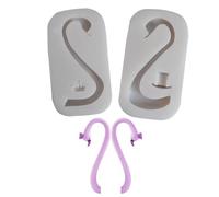 Wisylizv Moules À Fondant En Silicone En Forme De Cygne | Nouveaux Moules À Bonbons En Col De Cygne 3D En Silicone | Fournitures De Cuisine À Faire Soi-même, Moule En Résine Pour Décoration De Gâteaux