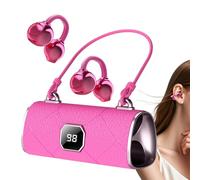 Wisylizv Open Ear Earbuds | Handbag Clip on Headphones Cuff Earbud | Noise Cancelling Wireless Fashion Accessories for Girls Women Travel Work Running Gym Outdoor Workout Sports Birthday
