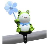 Wisylizv Ornement de guidon de boucle de grenouille, pendentif pour guidon de voiture électrique, ornements du cycle des grenouilles | guidon avec montage en forme de grenouille en résine pour scooter