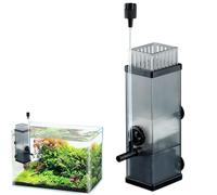 Wisylizv Skimmer - Aquarium Skimmer | 220-240 V/50 Hz Sucker Surface | 5 W 300L/H Cafetière protéique pour Aquarium d'eau Salée d'eau Poisson Crevettes Waterpflants Care Reef Care