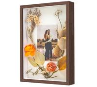 WISYOK Cadre photo 3D à remplir - Format A4 - Profondeur : 3 cm - Cadre profond pour mur et bureau - Boîte à ombre pour photos, objets, bouquet de mariage, œuvres d'art DIY - 31 x 22,5 x 4,5 cm