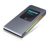 Wisyurt Boîtier de Disque Dur Mobile NVMe M2 Haute Vitesse 10 Gbit/S, Boîtier de Disque SSD Mobile, Effet de Lumière RVB