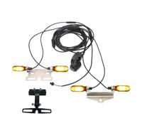 Wisyurt Clignotant de Vélo Électrique Ebike V04 12V Câble Étanche Kits de Conversion de Vélo Électrique Clignotant LED