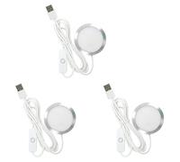 Wisyurt Kit de 3 lampes LED à monter soi-même : accessoires de quincaillerie uniquement, pas de pièces imprimées en 3D, lumière vive, projet d'éclairage personnalisé économe en énergie