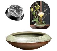 Wisyurt Kit de fleurs en céramique - Vase à fleurs pour l'affichage de plantes de mousse et hydroponiques - Cadeau B