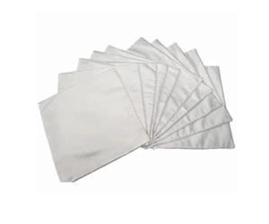 Wisyurt Lot de 10 Housses de Coussin pour Presse à et Presse à Transfert de Chaleur Blanc 40 x 40 cm
