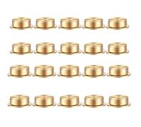 Wisyurt Lot de 20 Mini Roulements à Billes Rotatifs en Métal pour Loisirs Créatifs (, Nail Art, Scrapbooking, Cartes de Vœux) - Rotation Fluide à 360° - Mécanisme de Rotation Fluide