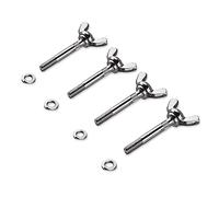 Wisyurt Lot de 4 boulons à oreilles pour cloisons sèches - Accessoires de rechange pour cloison sèche