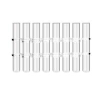 Wisyurt Lot de 8 vases à Fleurs à charnière en Verre Transparent, Support de Fleurs Suspendu pour la décoration de, L