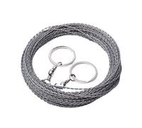 Wisyurt Mini scie à fil en acier inoxydable, scie à chaîne de poche, scie à fil portable, scie à fil, scie à fil, 10 m