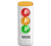 Wisyurt Minuteur de Gestion Du Temps, Minuteur Visuel à Feux Tricolores, Minuteur Audio Numérique avec Affichage LCD pour Enfants, Salle de Classe, Maison, Cuisine, Minuteur de Compte à Rebours.