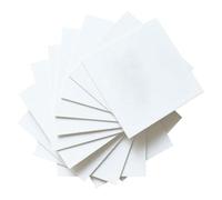Wisyurt Papier Texturé en Mousse Magique - Cartes en Cellulose Blanche Pouces, Fournitures D'Artisanat D'Art de Bricolage pour Peinture Acrylique, 10 Feuilles