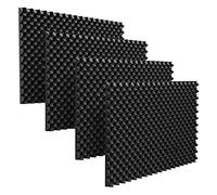 Wisyurt Paquet de 24 Panneaux de Mousse Acoustique Panneau de Traitement D'Insonorisation Ignifuge, Mousse Antibruit pour L'Enregistrement, Etc.
