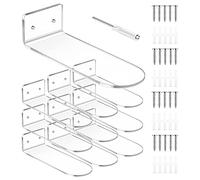 Wisyurt PréSentoir à Chaussures Flottant 10 PièCes, PréSentoir à Chaussures à LéVitation Mural pour éTagèRes de Baskets pour Collection de Baskets ou BoîTe à Chaussures