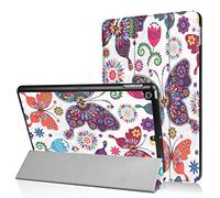 WiTa-Store Smart Cover Housse pour Neuf Apple iPad 2017 9,7 Pochette de Protection étui à clapet Pliable étui Style Livre Conception + Gratuit Stylus Touch Pen, Stylet - Idylle