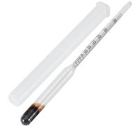 Witasm Alcoomètre Pèse-Alcool 0-100 Vol% Hydromètre Densimètre Vinomètre pour Mesurer Teneur en Alcool avec Tube de Protection Pas liquides sucrés