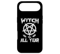 Witch All Year Witches Pagan Wicca Symbols Crystal Halloween Coque pour iPhone Air