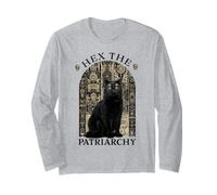 Witch Black Cat Hex The Patriarchy Manche Longue