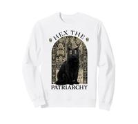 Witch Black Cat Hex The Patriarchy Sweatshirt