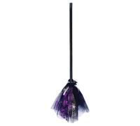 Witch Broom Halloween Prop Cosplay Costume Decoration Hanging Party Decor