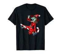 Witch Candy Cane Christmas Santa Hat T Shirt Snow Funny Gift T-Shirt