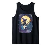 Witch Cat Playing Guitar Cat Halloween Cat Kitten Lover Kids Débardeur