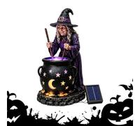 Witch Cauldron Garden Light | Halloween Solar Powered Lighting