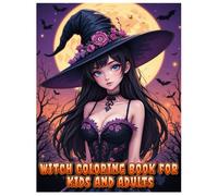 Witch Coloring Book for Kids And Adults: Witches & Magic Coloring Book