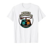 Witch Controls Spell A B Inspired Love Jeu d'arcade Halloween T-Shirt Graphique avec Valeur, Homme, Blanc, S