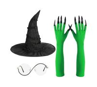 Witch Costume Femmes - Spooky Festival Costumes, Ensemble De Costumes De Sorcière | Festivals Robe À Thème, Tenue Halloween Outfit Objets De Scène Pour Les Filles Cosplay Festival Mascarade Gathering