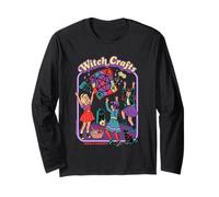 Witch Crafts Sarcastic Retro Vintage Funny Adult Humor Manche Longue