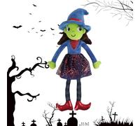 Witch Doll - Peluche mignonne en peluche de 39,5 cm | Décoration d'Halloween douce et mignonne | Décoration de chambre Creepy Cuddly Scary Gift For Girls. PP Cotton, 40 cm, parfait pour la décoration