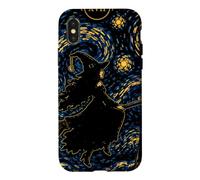 Witch Flying Tarot Carte Halloween Nuit étoilée Fille Femme Coque pour iPhone X/XS