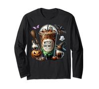 Witch Halloween Iced Coffee Cup for Women Witches Coffee Mom Manche Longue