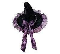 Witch Hat | Halloween Witch Costume Hat, Pointed Black Hats Accessory