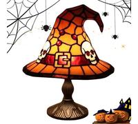 Witch Hat Lamp, Mysterious Witch Hat LED Light, Mysterious Lamp Decoration for Living Room Bedroom Halloween Dorm Haunted House Balcony Bedside Dining Table Bookshelf