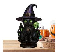 Witch Hat Table Lamp - USB Powered Gothic Figurine Lights for Home Party