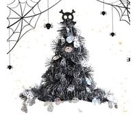 Witch Hat - Tinsel Pumpkin Skull Decoration, Halloween Hanging Display