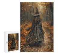 Witch in Autumn Forest -4 Puzzle 1000 Pièces Educa Jouet en Bois Cadeau Unique Décoration Intérieure Jeu Éducatif Challenge Toy Adultes Et Enfants À Partir De 14 Ans 1000 PCS