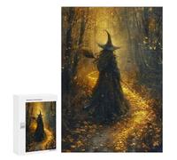Witch in Autumn Forest-7 Puzzle 1000 Pièces Educa Jouet en Bois Cadeau Unique Décoration Intérieure Jeu Éducatif Challenge Toy Adultes Et Enfants À Partir De 14 Ans 300 PCS