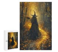Witch in Autumn Forest-7 Puzzle 1000 Pièces Educa Jouet en Bois Cadeau Unique Décoration Intérieure Jeu Éducatif Challenge Toy Adultes Et Enfants À Partir De 14 Ans 1000 PCS