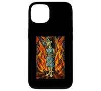 Witch Lighting Cigarette with Flames Occult Unholy Funny Coque pour iPhone 13