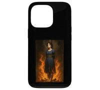 Witch Lighting Cigarette with Flames Occult Unholy Funny Coque pour iPhone 13 Pro