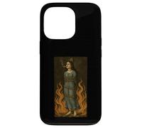 Witch Lighting Cigarette with Flames Occult Unholy Funny Coque pour iPhone 13 Pro